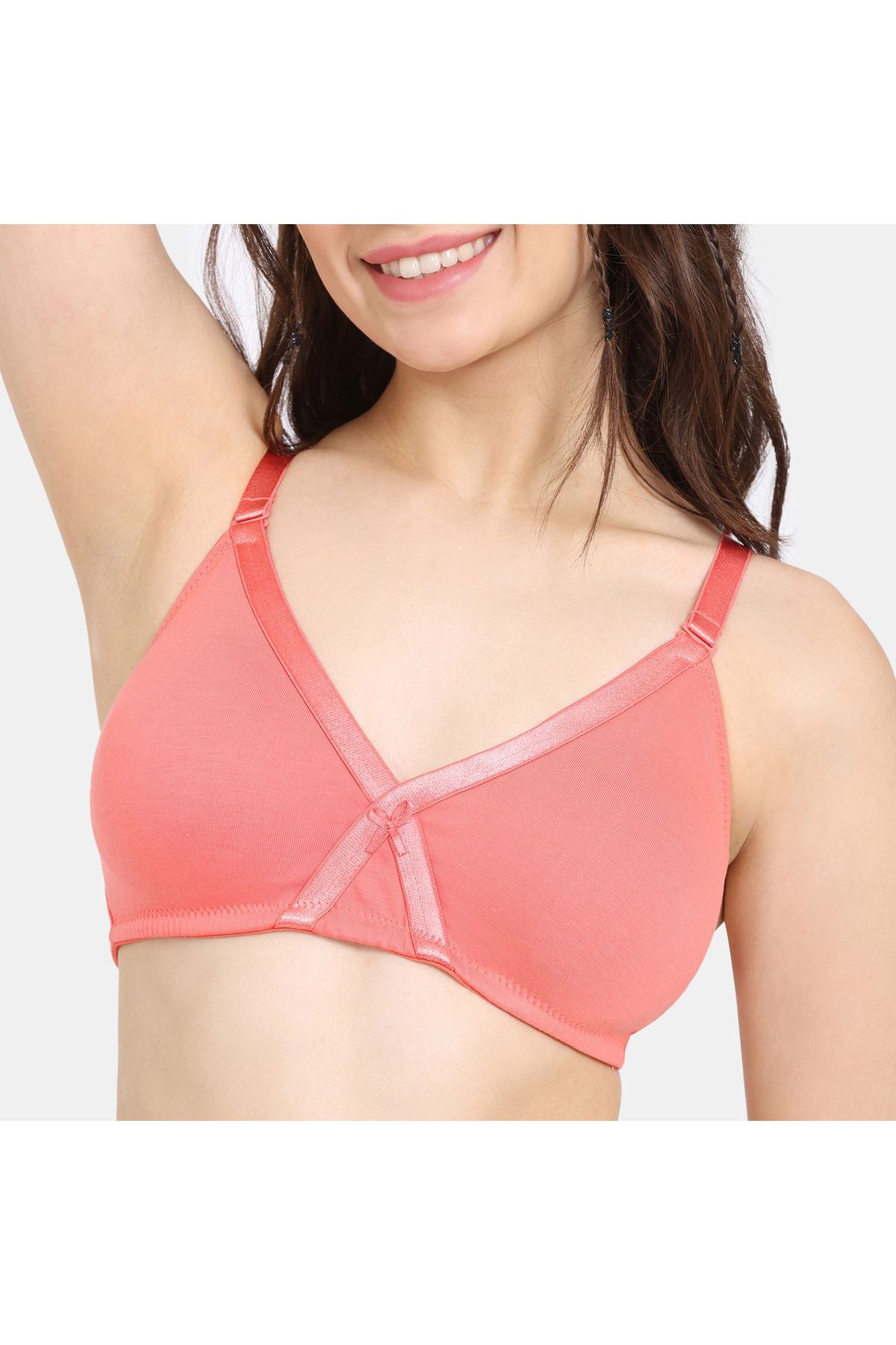 Zivame-Support Bra With Hook And Eye Closure 4
