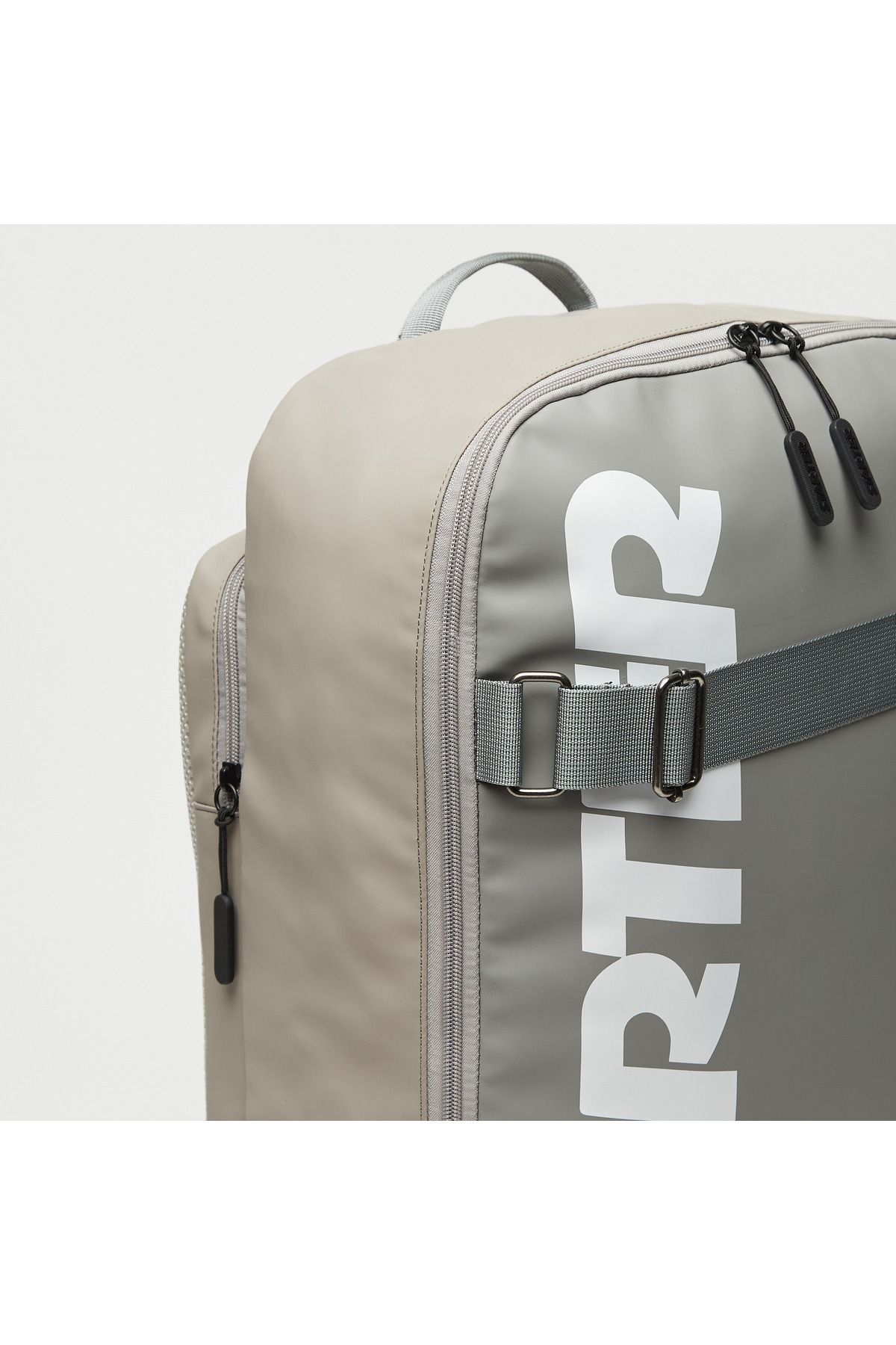 Starter-Logo Print Backpack With Adjustable Straps And Zip Closure 4