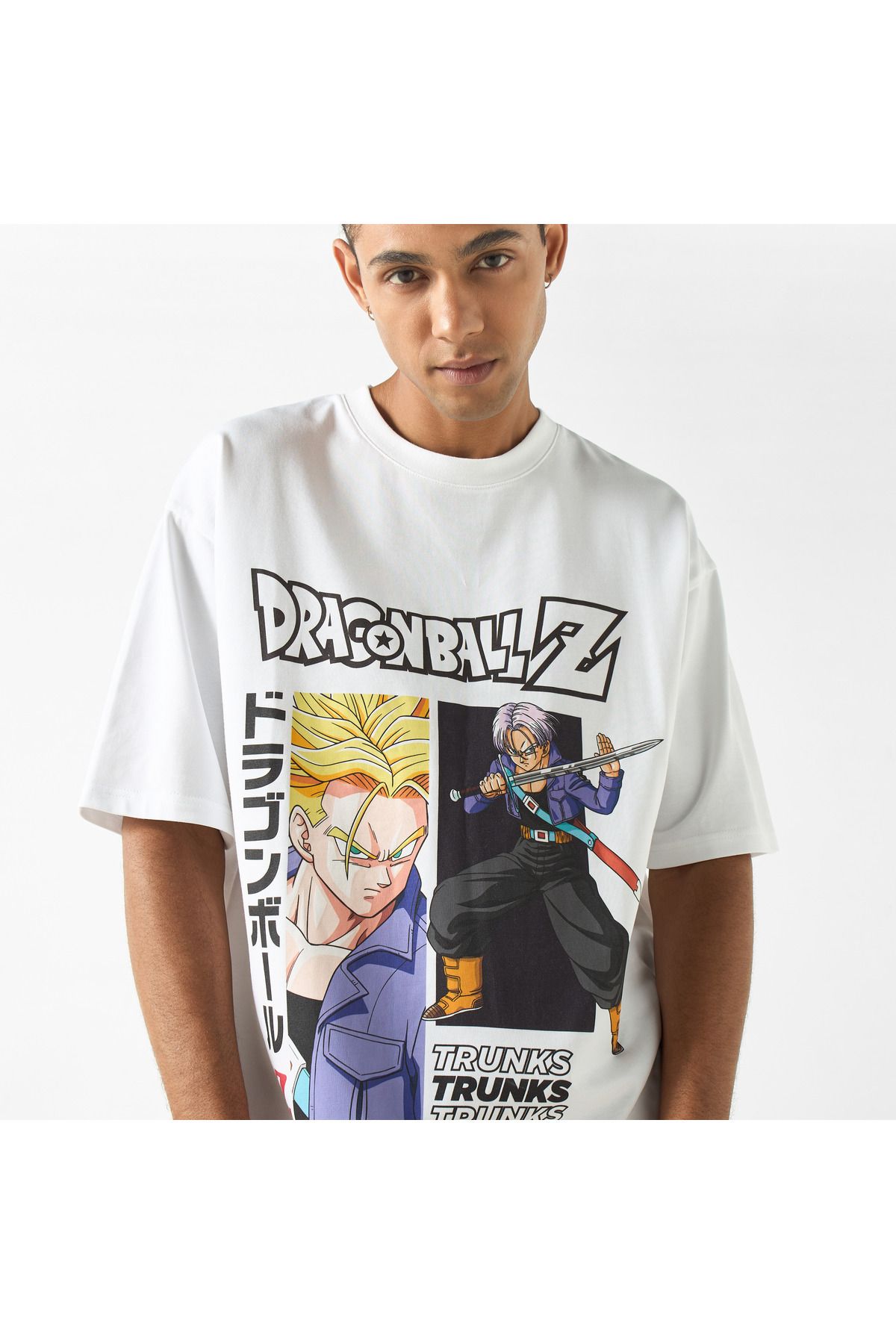 SP Characters-تي شيرت مطبوع عليه Dragon Ball Z مع رقبة دائرية وأكمام قصيرة 4