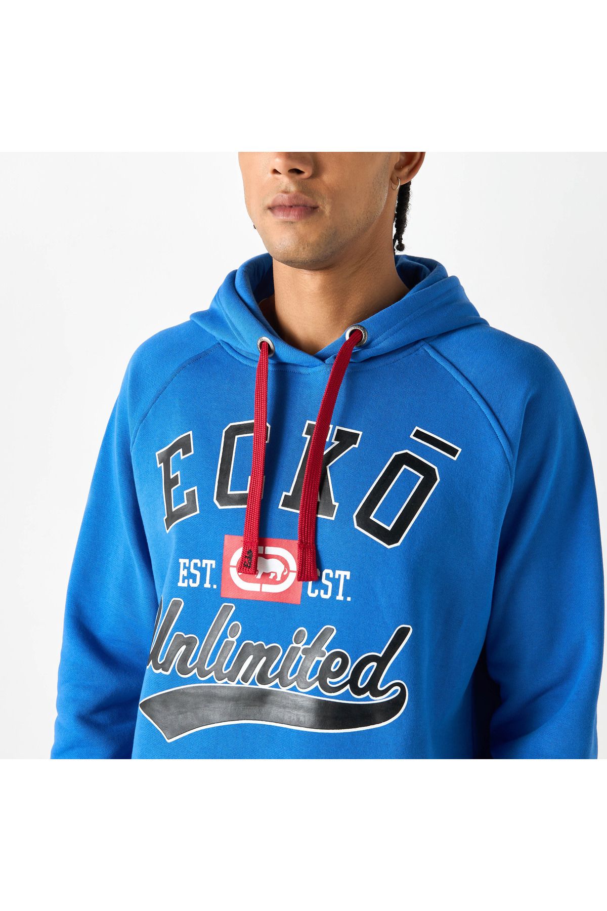 ECKO-هودي بطبعة شعار مع جيب الكنغر 4
