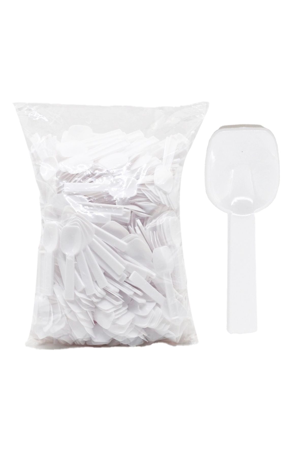 YOK YOK AMBALAJ-Panda Ice Cream Tasting Spoon 100 Pieces 1