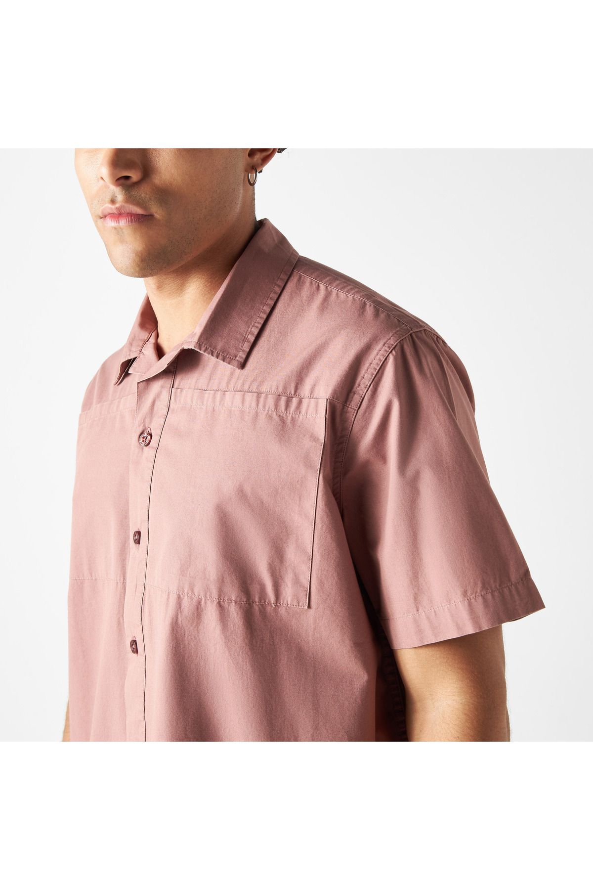 Lee Cooper-Camp Collar Shirt With Pockets 4