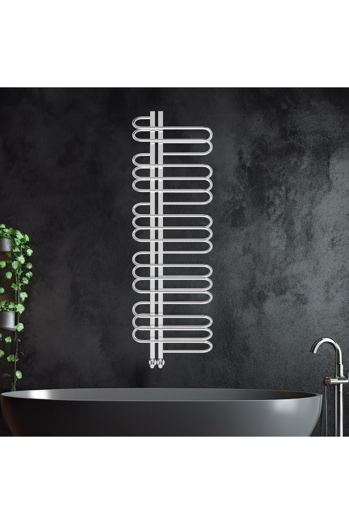 Hammam 1500X500mm Bloom Parlak Havlupan Sağ Kollektör