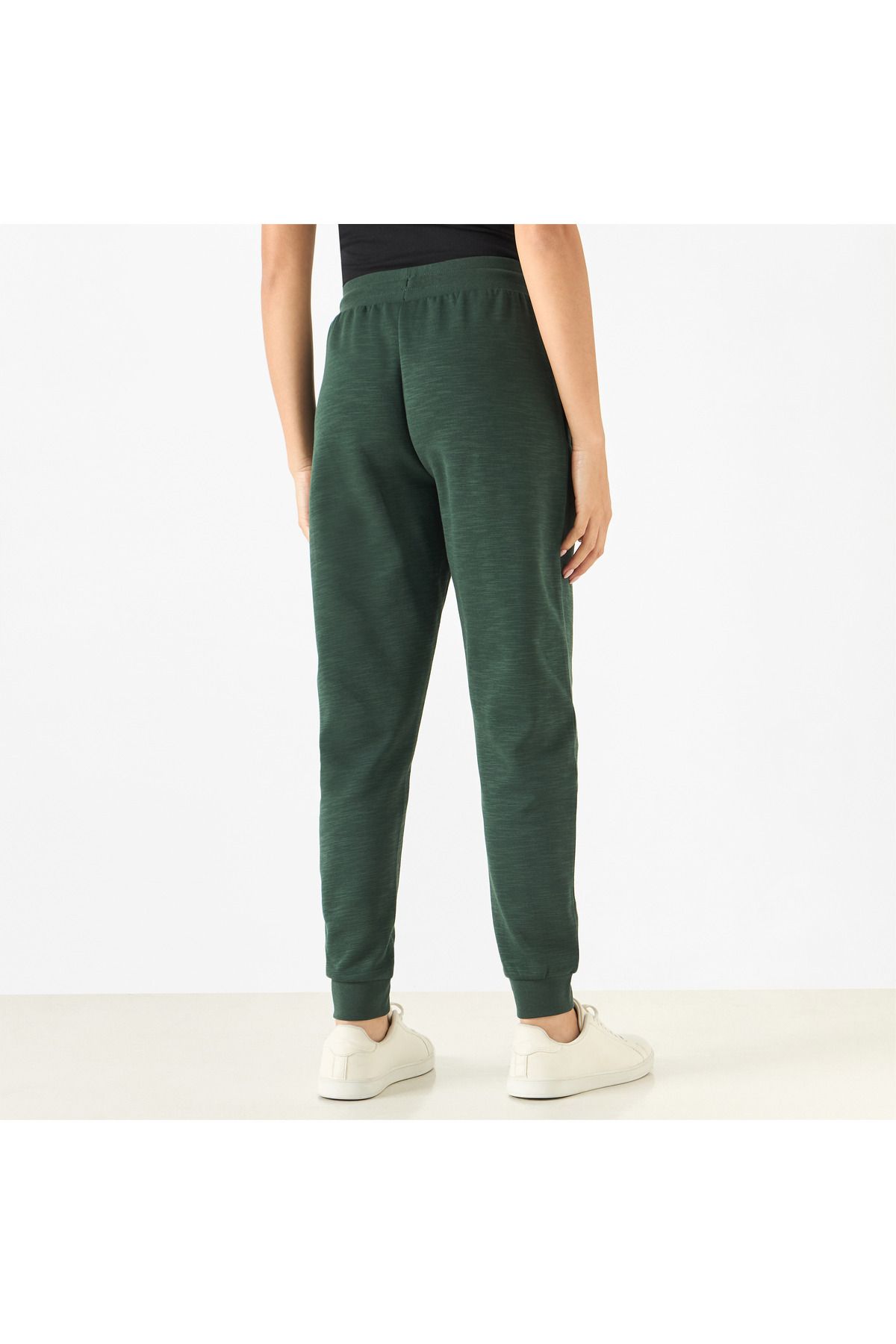 Kappa-Drawstring Closure Joggers With Pockets 3