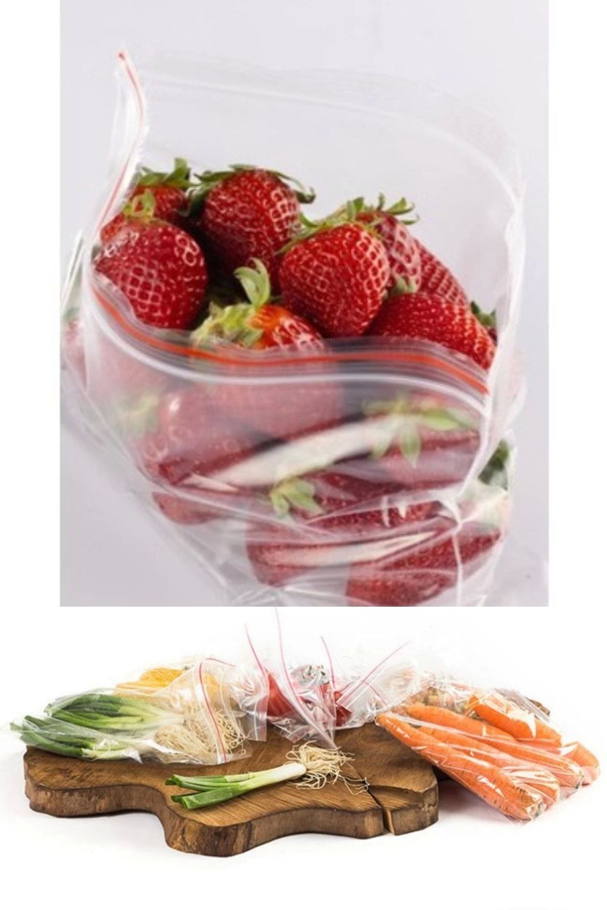 YOK YOK AMBALAJ-Locked Box Refrigerator Bag - Store Your Food Safely 3 Lockable Boxes Large Size 3