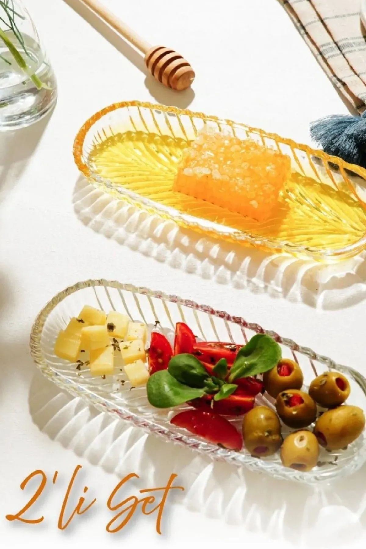 OrginGift-  Oval Fish Back Cookie and Fruit Appetizer Presentation Plate Breakfast Serving 17X7 cm 3