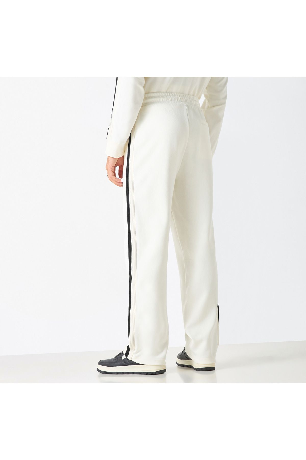 Iconic-Panel Detail Track Pants With Drawstring Closure 3