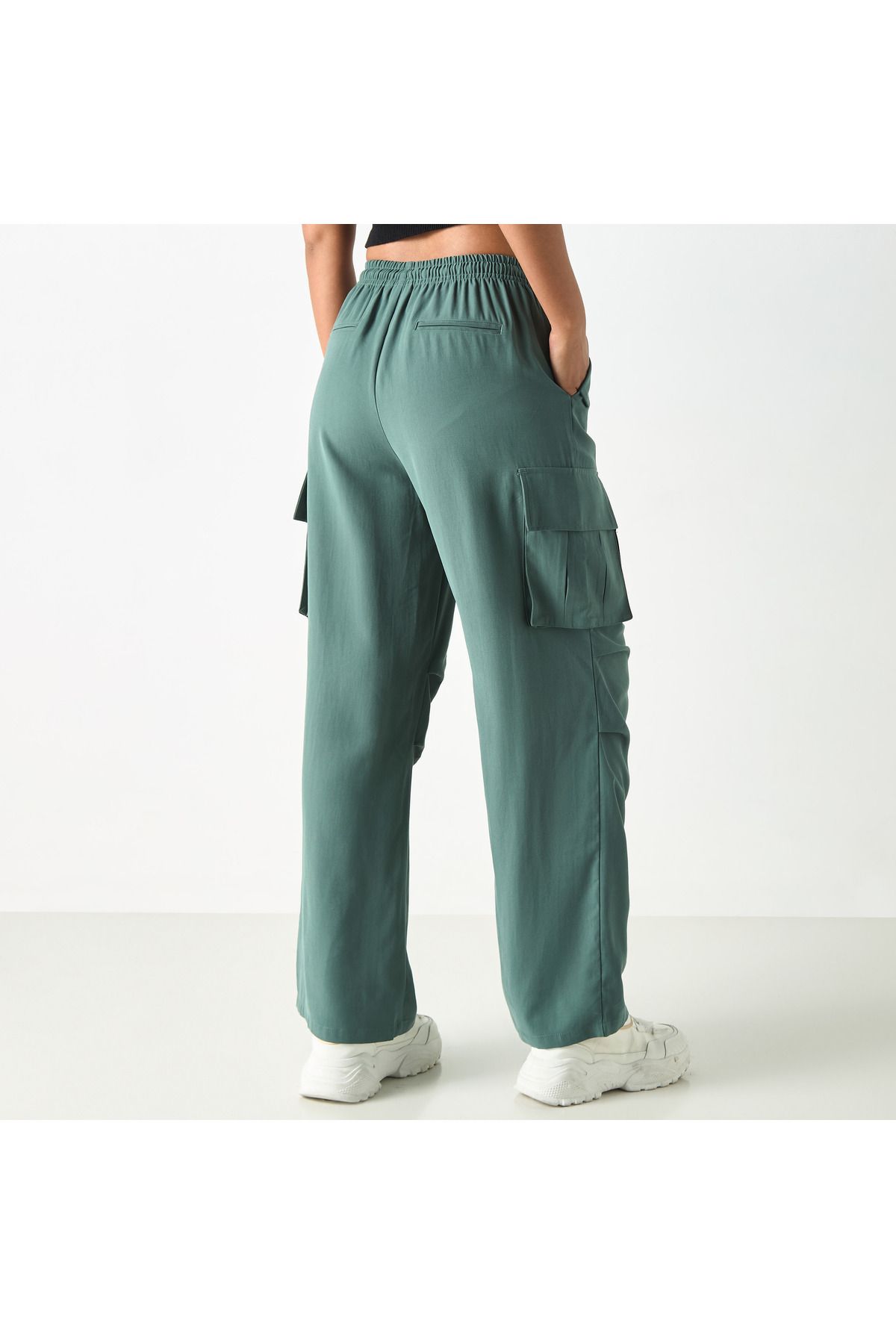 SP Characters-Garfield Print Wide Leg Pants With Drawstring Closure And Pockets 3