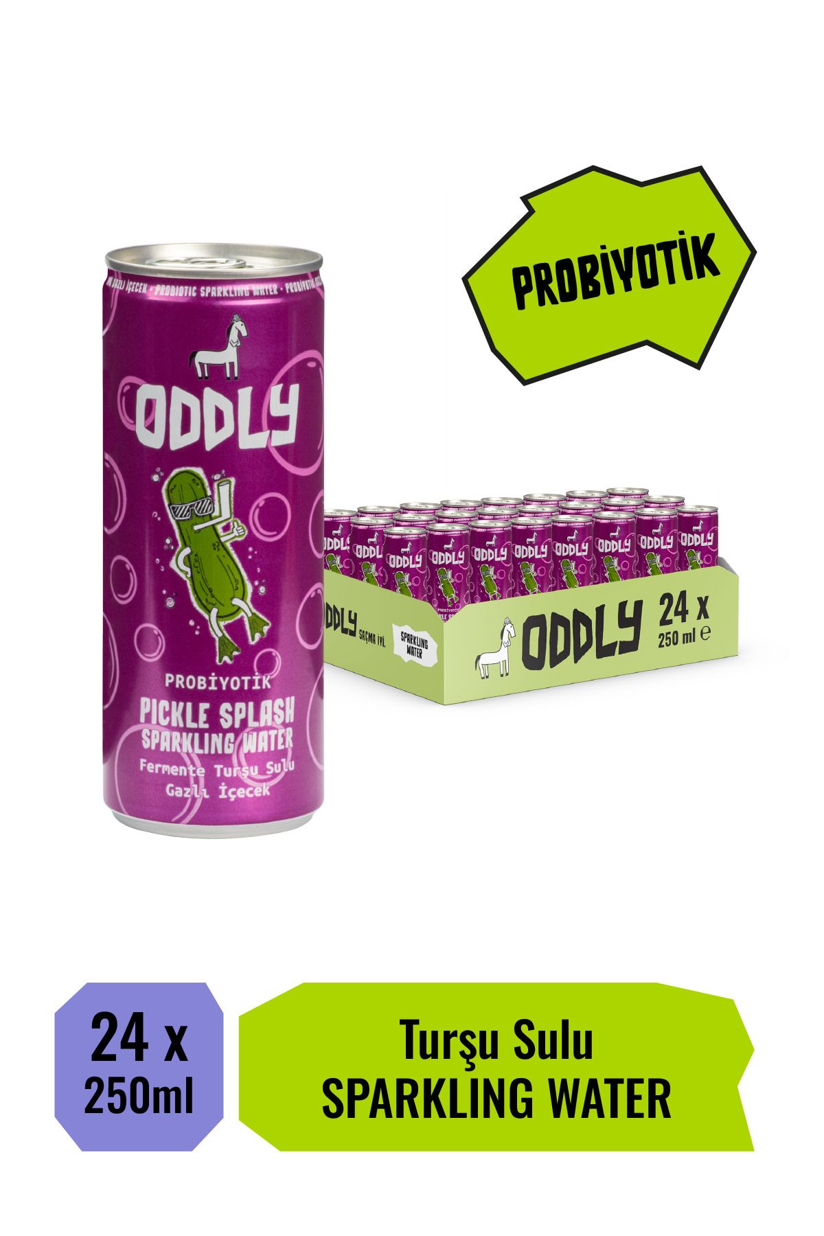 ODDLY PICKLE SPLASH TURŞU SUYU KUTU 250 ML X 24 ADET