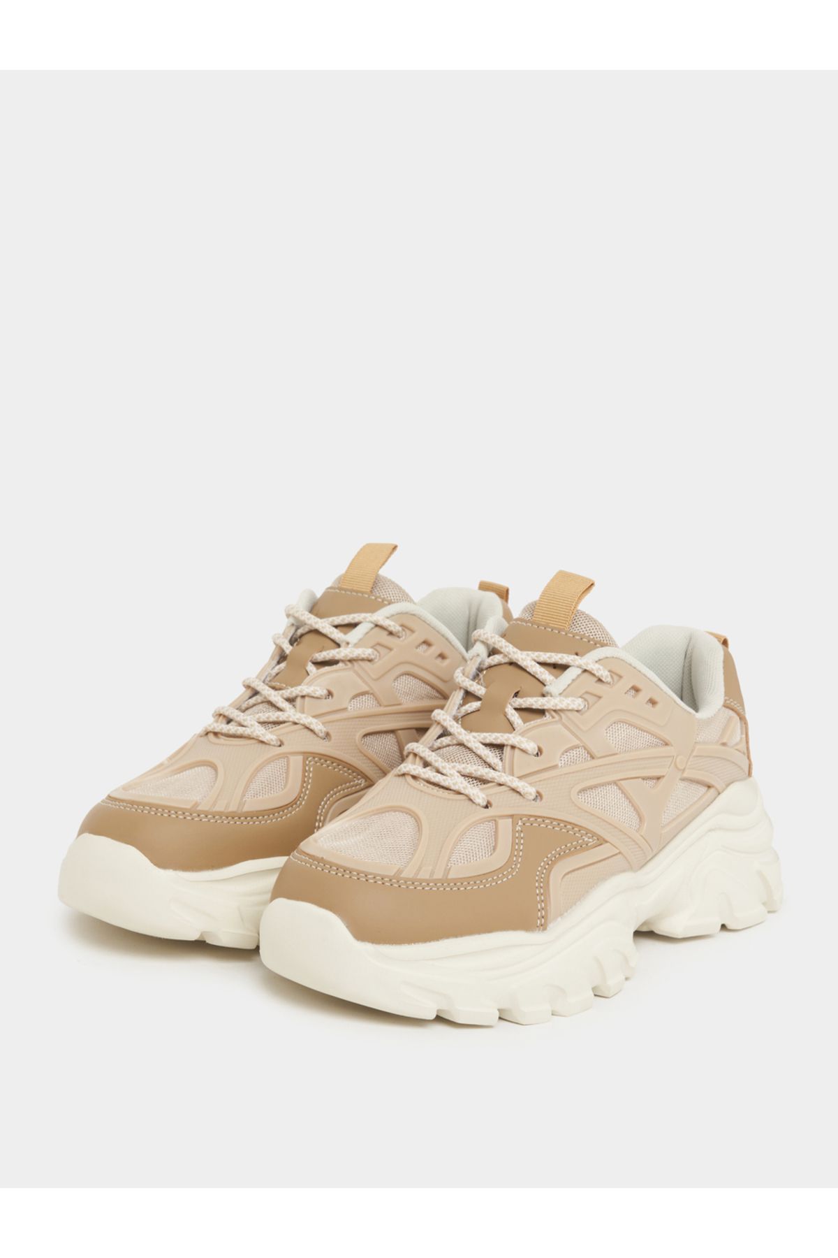 Styli-Super Chunky Web Design Sneakers 2
