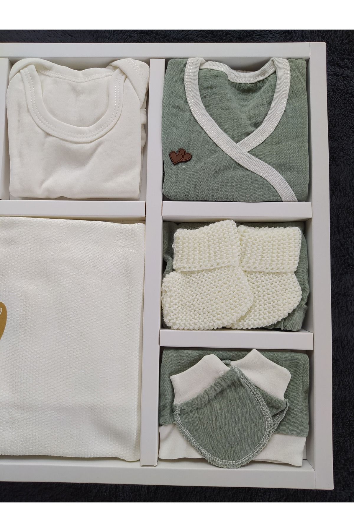 MİSİMOSİ BABY-100% Cotton 10-Piece Hospital Exit Set 2