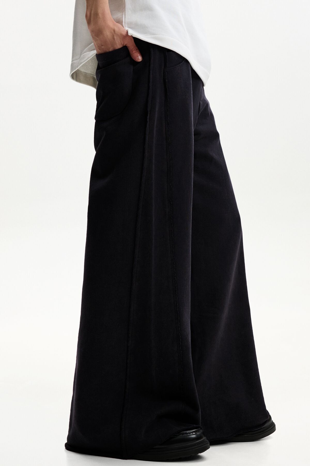 شلوار palazzo نخی Bershka