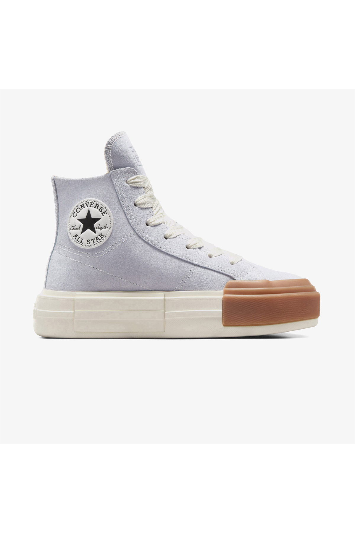 1_org_zoom اسنیکر چرمی پلتفرم جیر یاس بنفش All Star کروز Chuck Taylor Converse کانورس اورجینال - تصویر 1