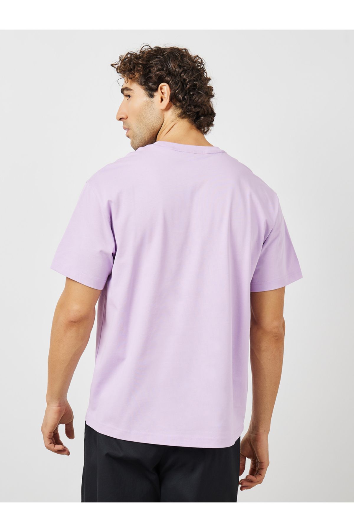 Anta-Logo Print Relaxed Fit T-Shirt 5