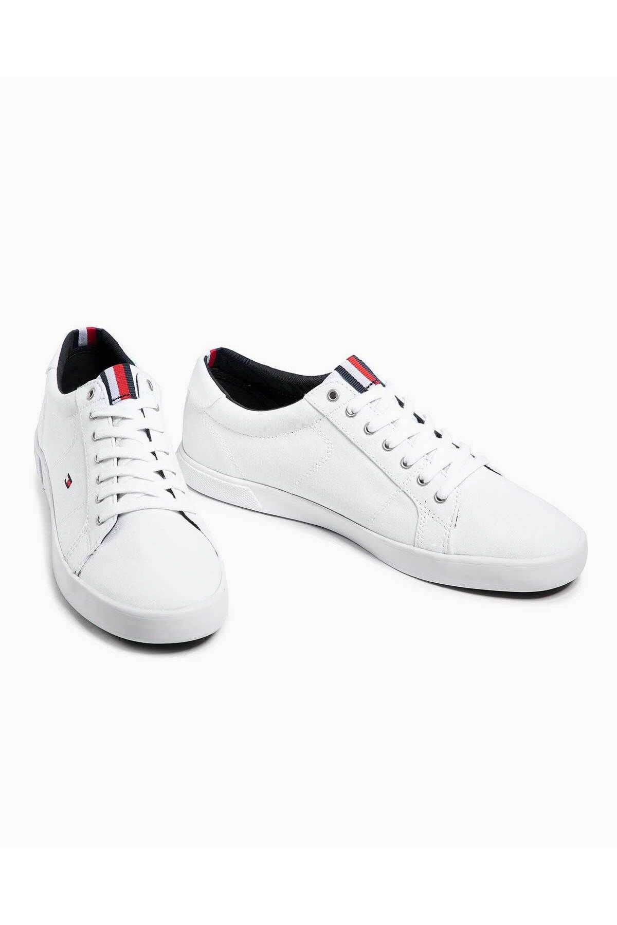 Tommy Hilfiger-Kultowe długie sznurowane trampki męskie 5