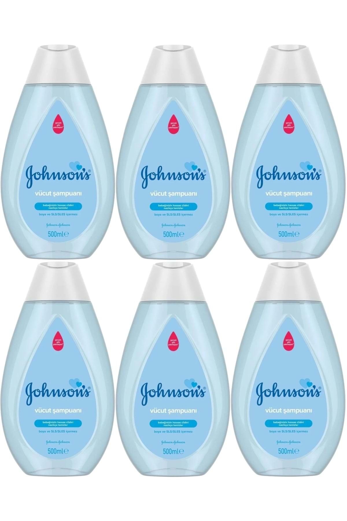 Johnson's Johnsons Baby Vücut Şampuanı 500ML (6 Lı Set)