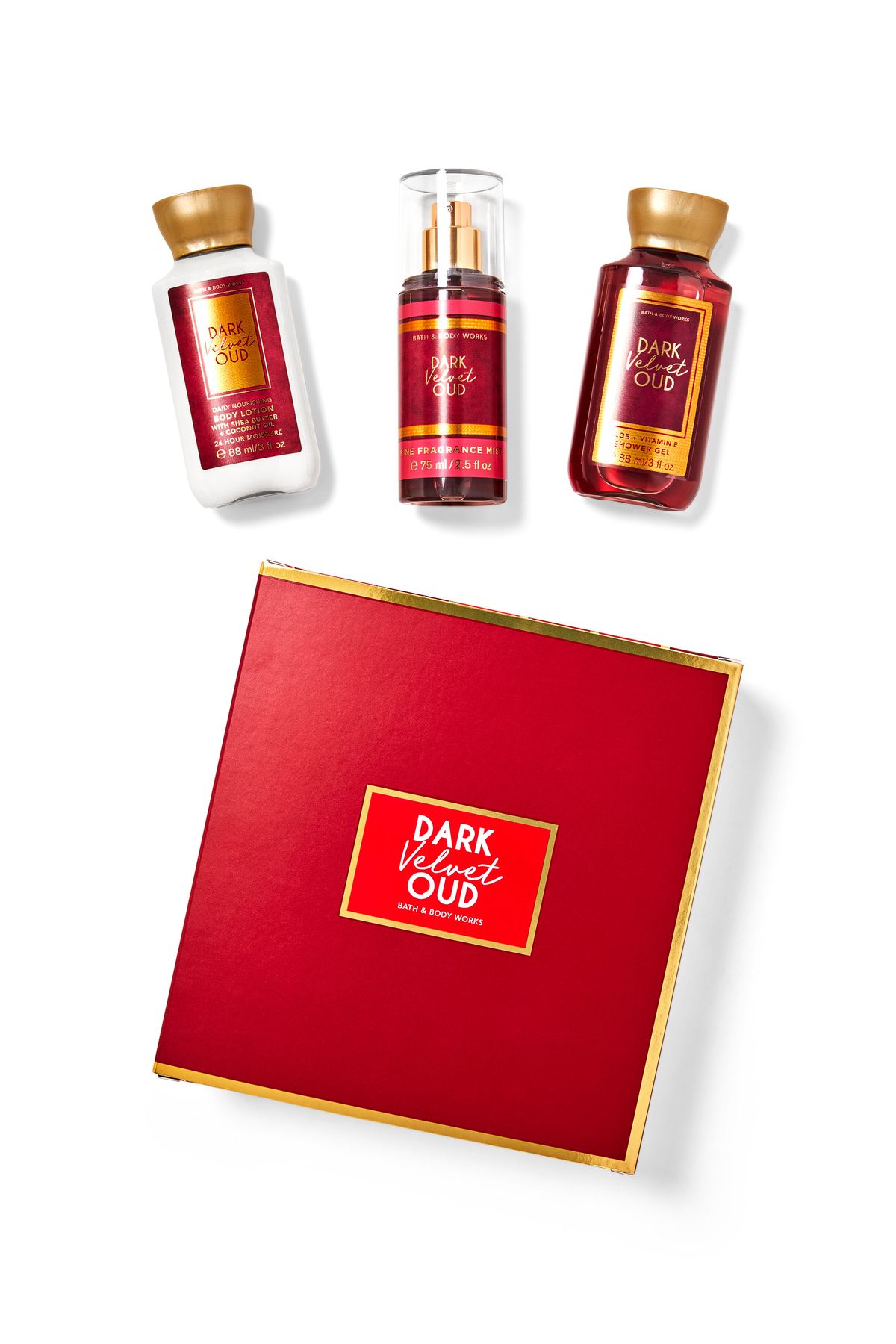 Bath & Body Works Dark Velvet Oud Mini Gift Box Set