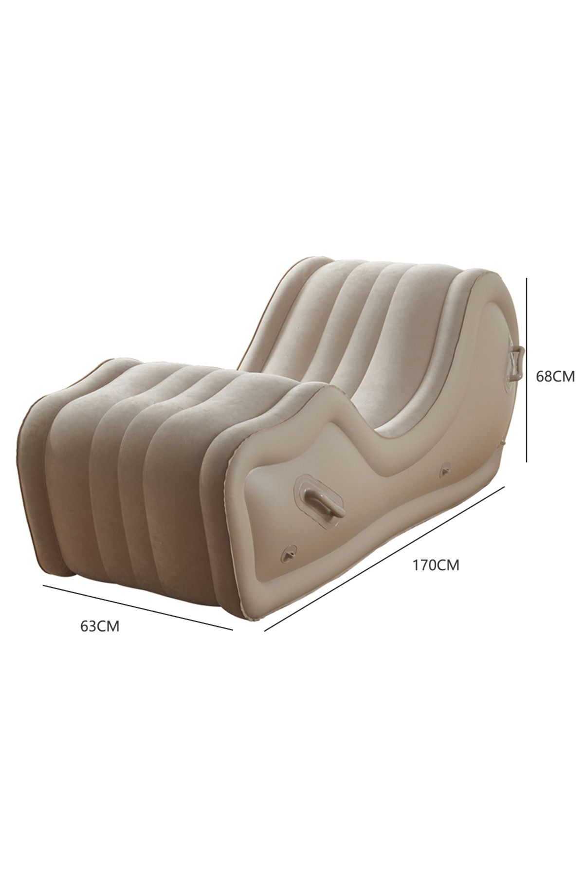 sharpdo-Fully Automatic PVC Flocking Inflatable Sofa, One-Button Automatic Inflation 6