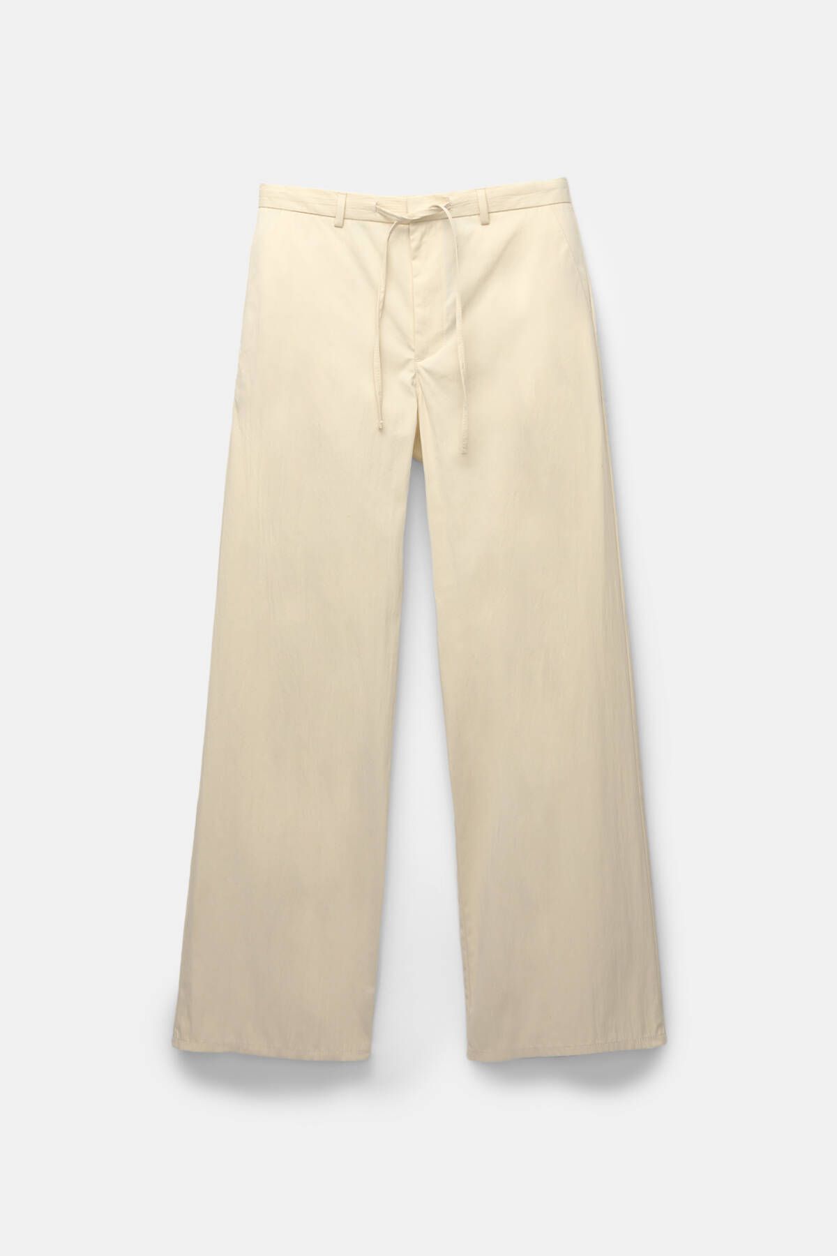 خرید شلوار جاگر زنانه مدل پیجامه با بند تنظیم و پل کمربند Pull & Bear