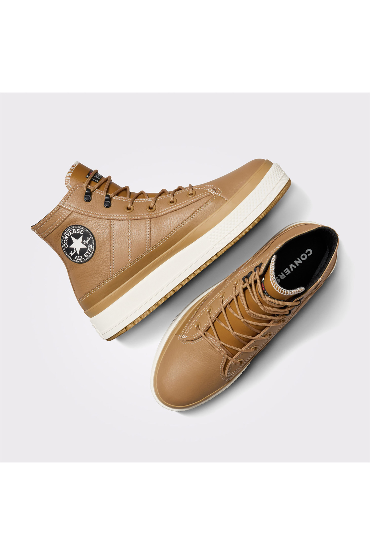Converse Chuck Taylor All Star Equip Unisex Kahverengi Deri Bot görsel 5