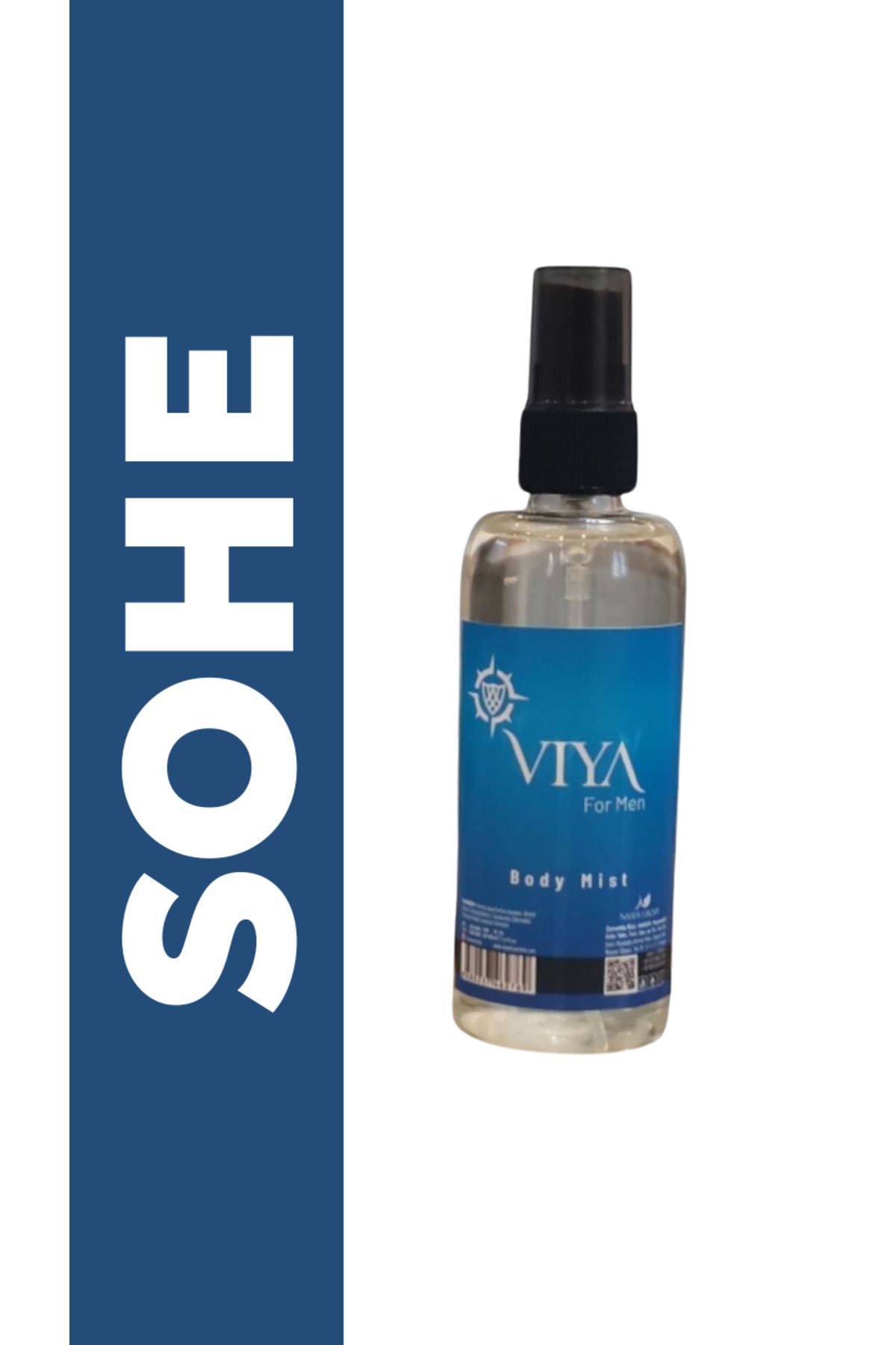 sohe Viya Body Mist Erkek Vücut Spreyi 100ml