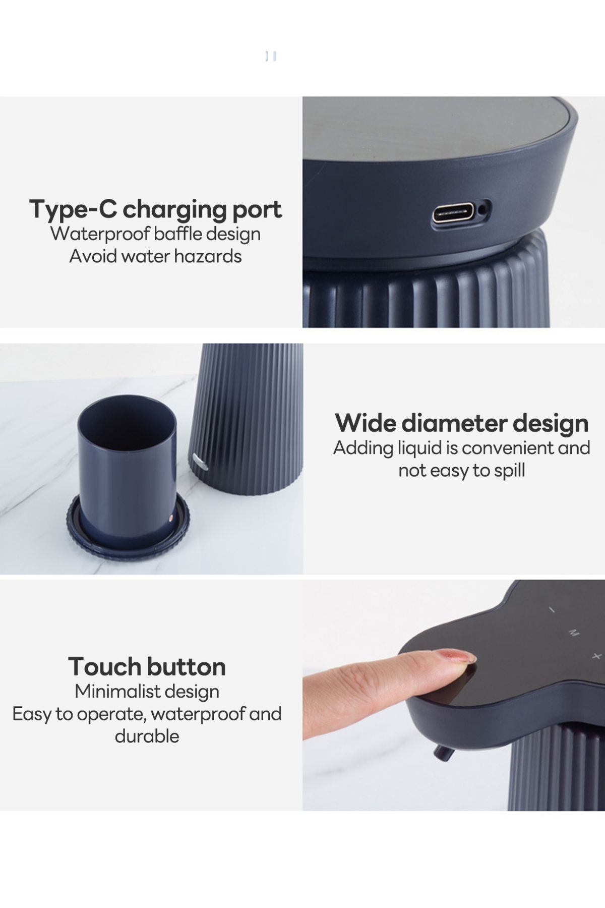 sharpdo-USB Portable Foam Machine Automatic Sensor Hand Sanitizer 500ML 6