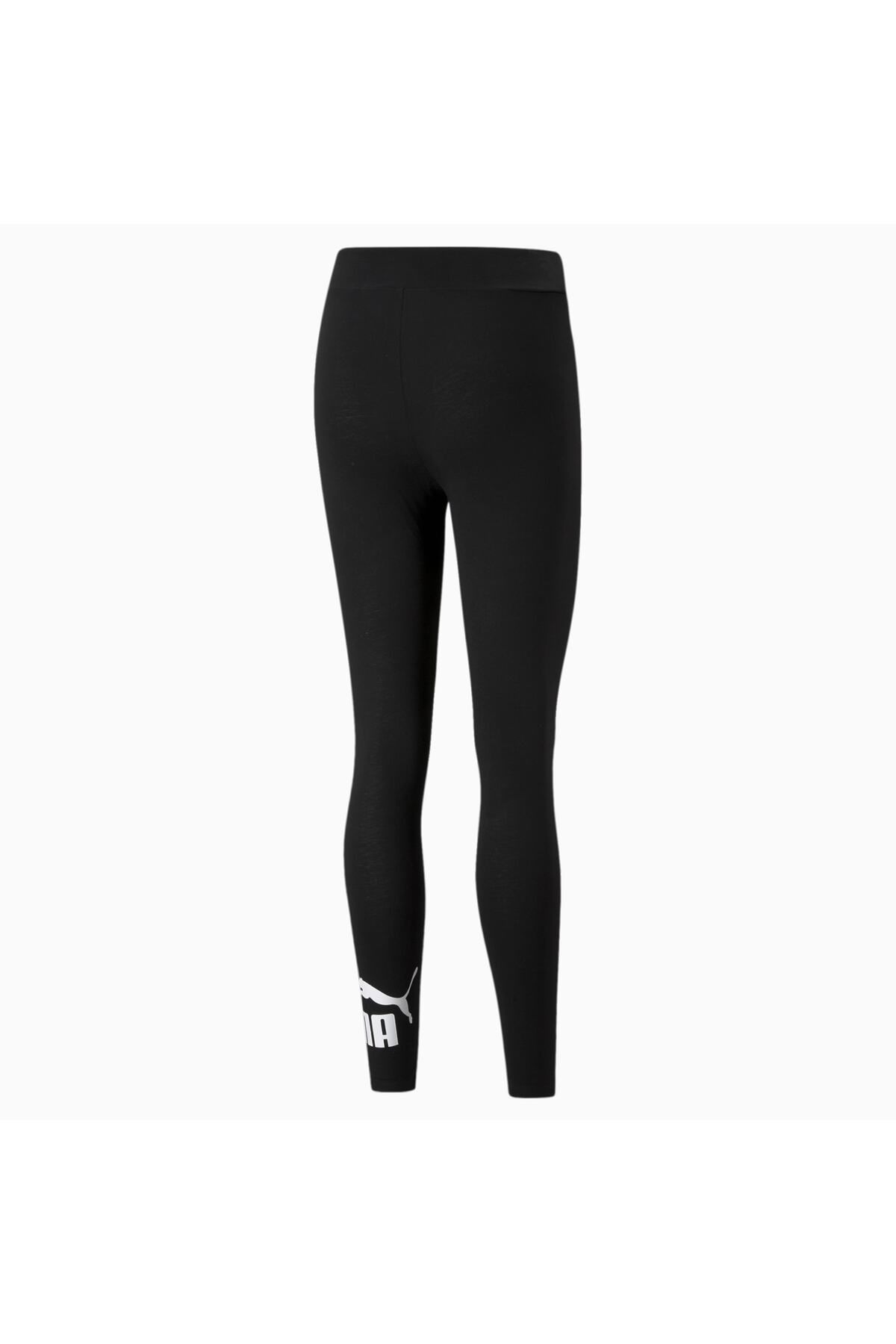 Puma-Ess Logo Damen-Leggings-Leggings - 586832 -01 Schwarz 5