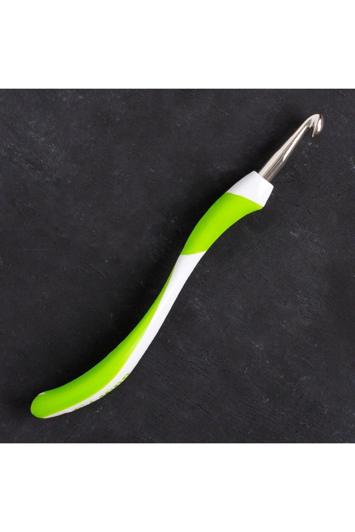 yenitoptan-Addi Swing 7mm Ergonomic Green Wool Crochet - 16cm, 140- 2