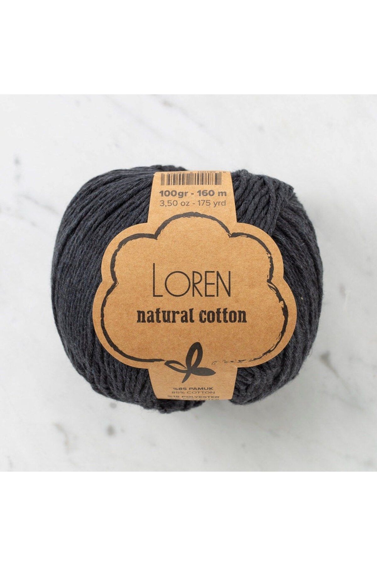 Genel Markalar Loren Natural Cotton Füme El Örgü İpi - R081 - 33911