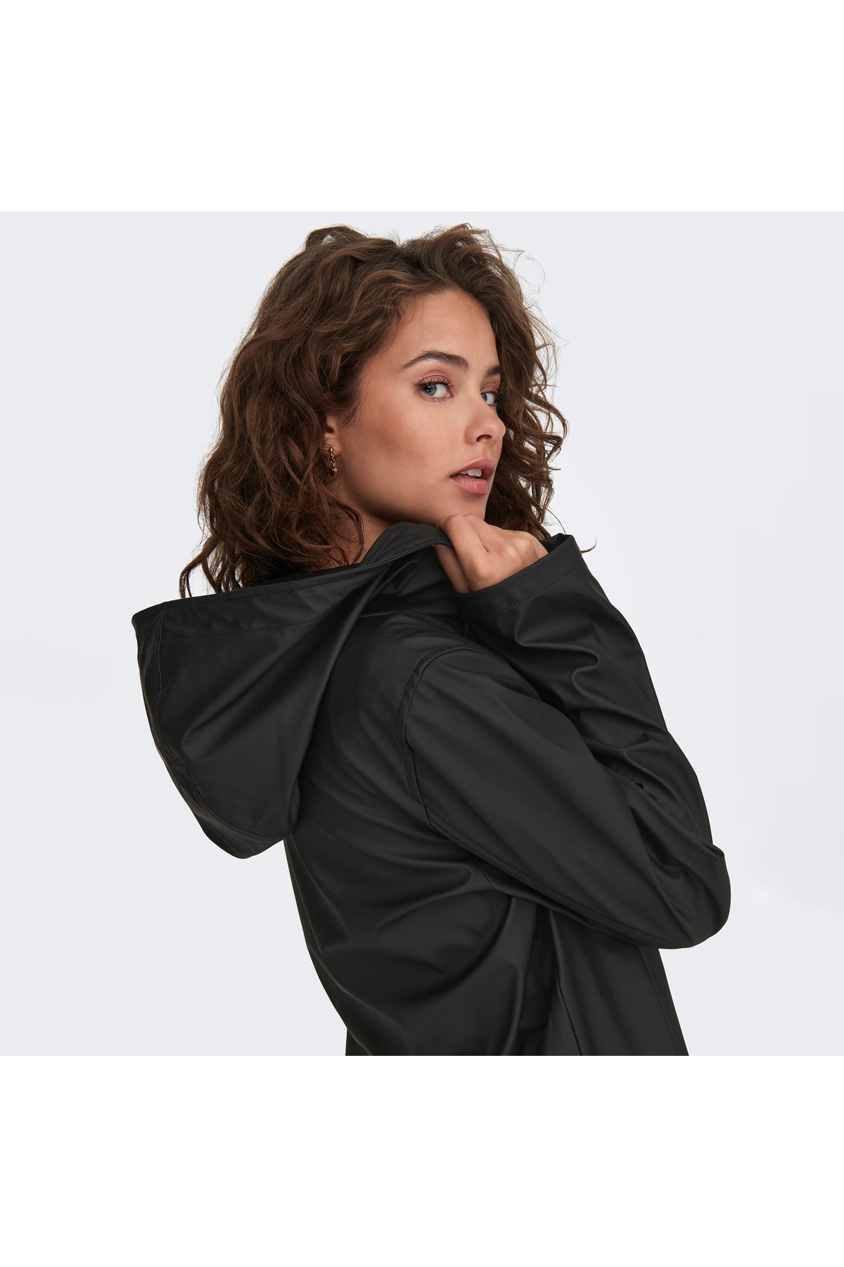 ONLY  Kapüşonlu Tici Yağmurluk - Görsel 5