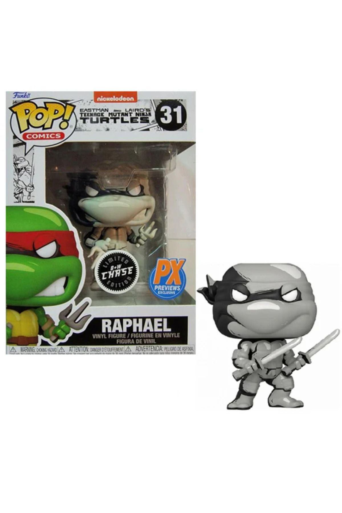 Funko-Raphael 31 Chase Exclusive Teenage Mutan Ninja Turtles Figure 1