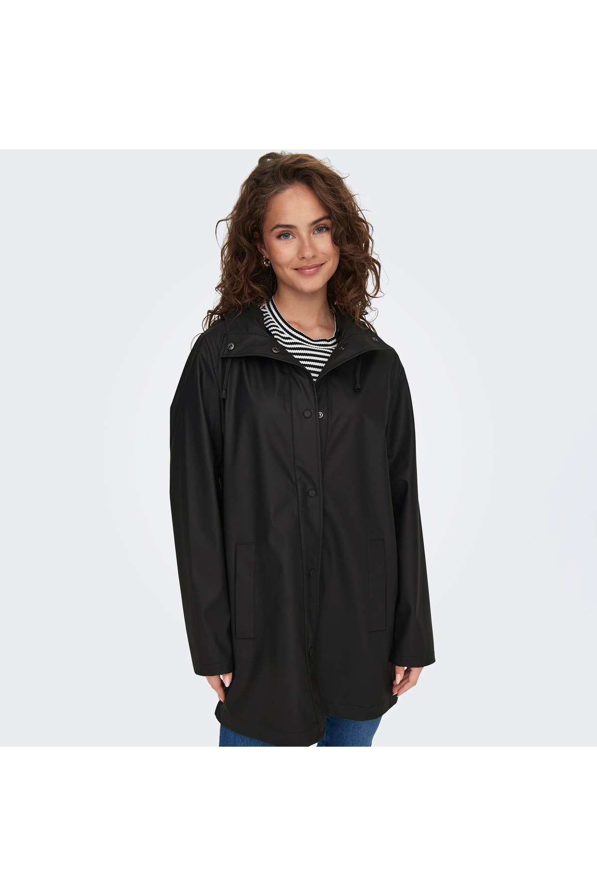 ONLY  Kapüşonlu Tici Yağmurluk - Görsel 4