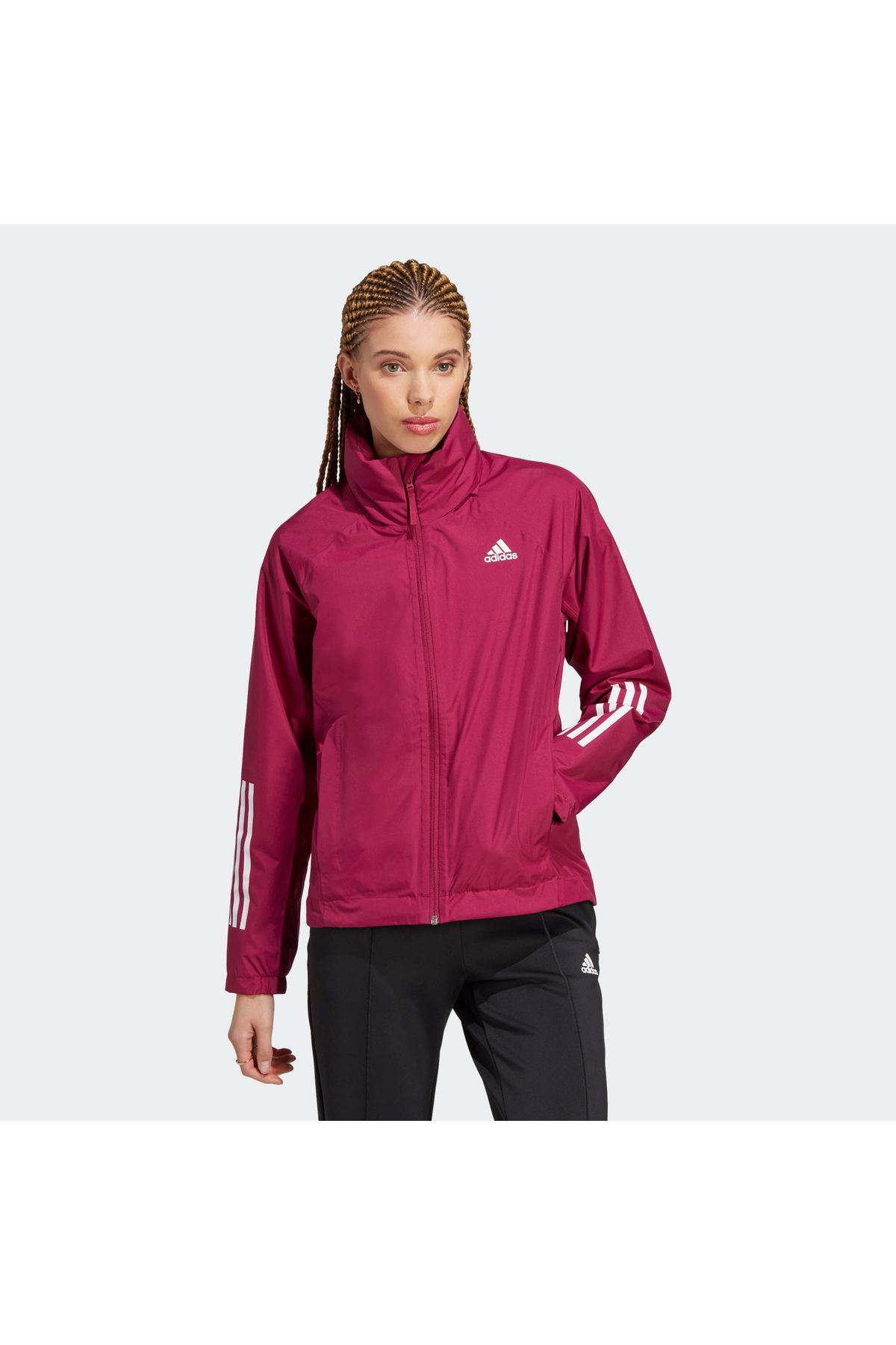 Resim adidas Bsc Rain.rdy Kadın Pembe Yağmurluk (HT2469) 