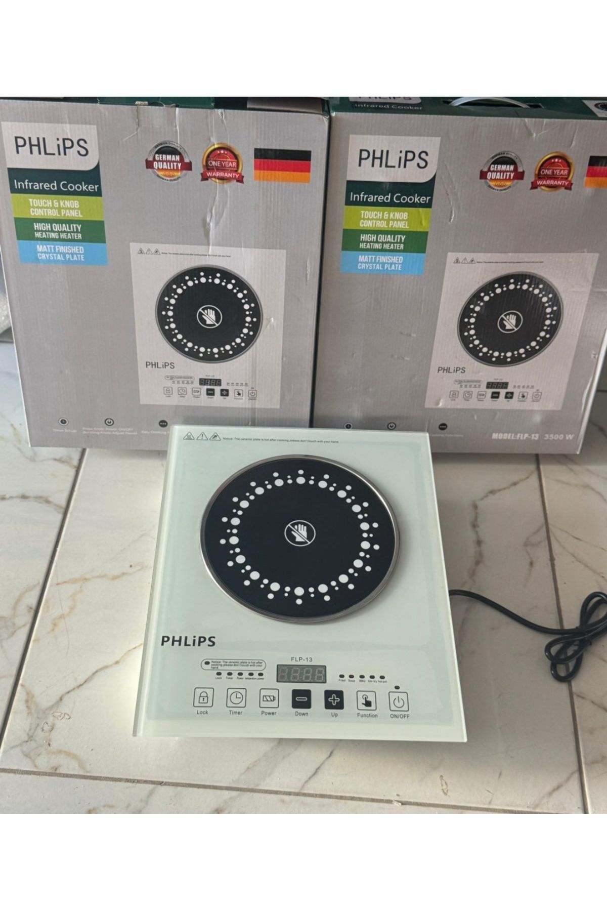 Home Phılıpis Elektrikli Ocak A Plus Tasarruflu 3500w Tüm Tencerel Ve Tavalara Uyumludur