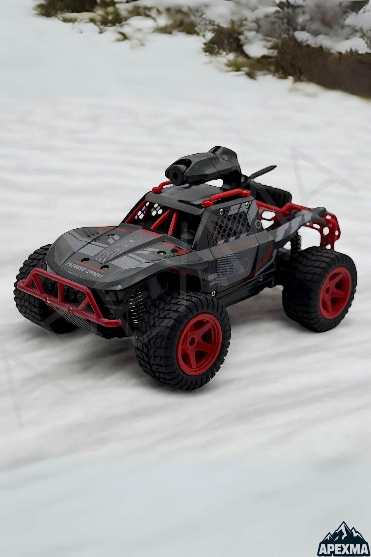 Apexma Uzaktan Kumandalı Full Fonksiyon Kameralı Wi-Fi Bağlantılı Fotoğraf Video Çekimli Off-Road Araba fotoğrafı 5 (önizleme)