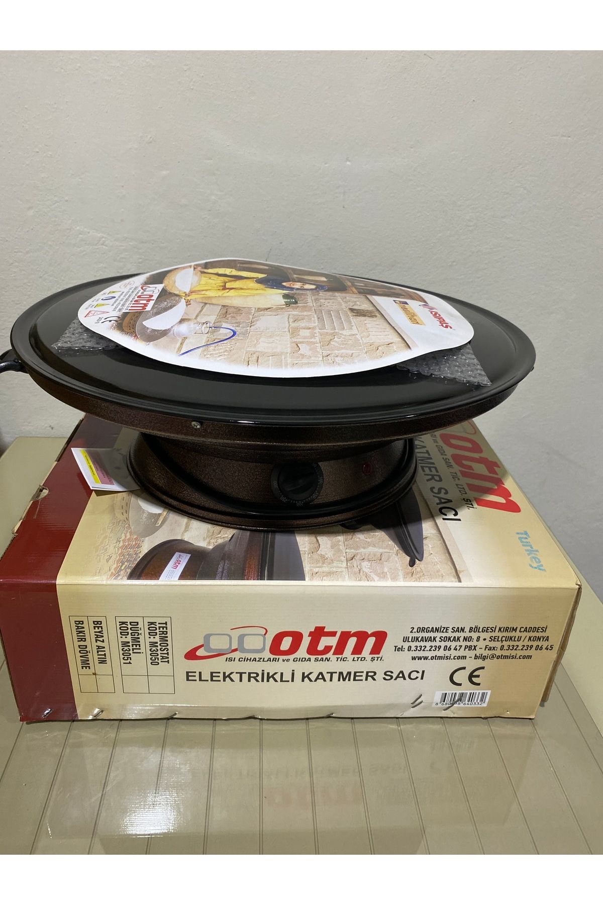 Otm Elektrikli Katmer Sacı
