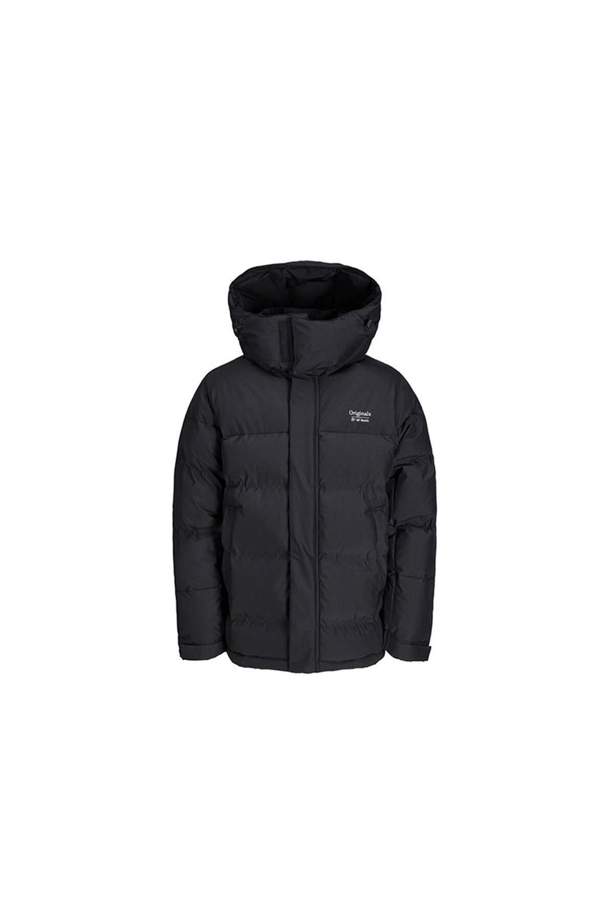 کت مردانه Jortwice Techincal Puffer 12238881 مشکی Jack & Jones