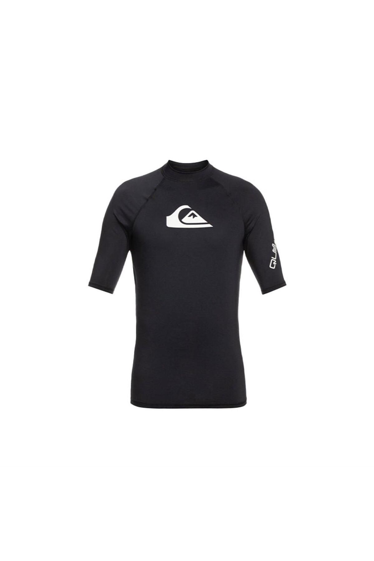 Quiksilver-تي شيرت سباحة للرجال من All Time Ss Eqywr03358-kvj0 باللون الأسود 1