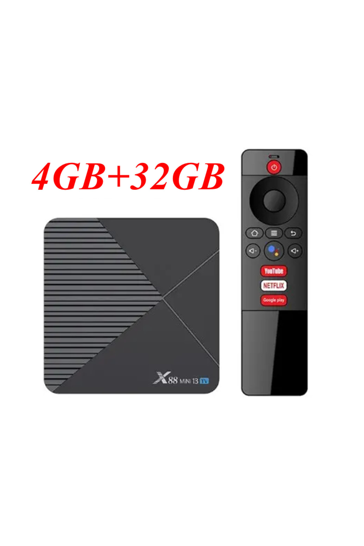 DooerTak-صندوق تلفاز ذكي X88 MINI 13 ATV مزود بمقبس من الاتحاد الأوروبي بسعة 4 جيجابايت و32 جيجابايت ونظام تشغيل أندرويد 13.0 و2.4 جيجاهرتز و5 جيجاهرتز وواي فاي مزدوج و6 مقاطع فيديو عالية الدقة 8K 1