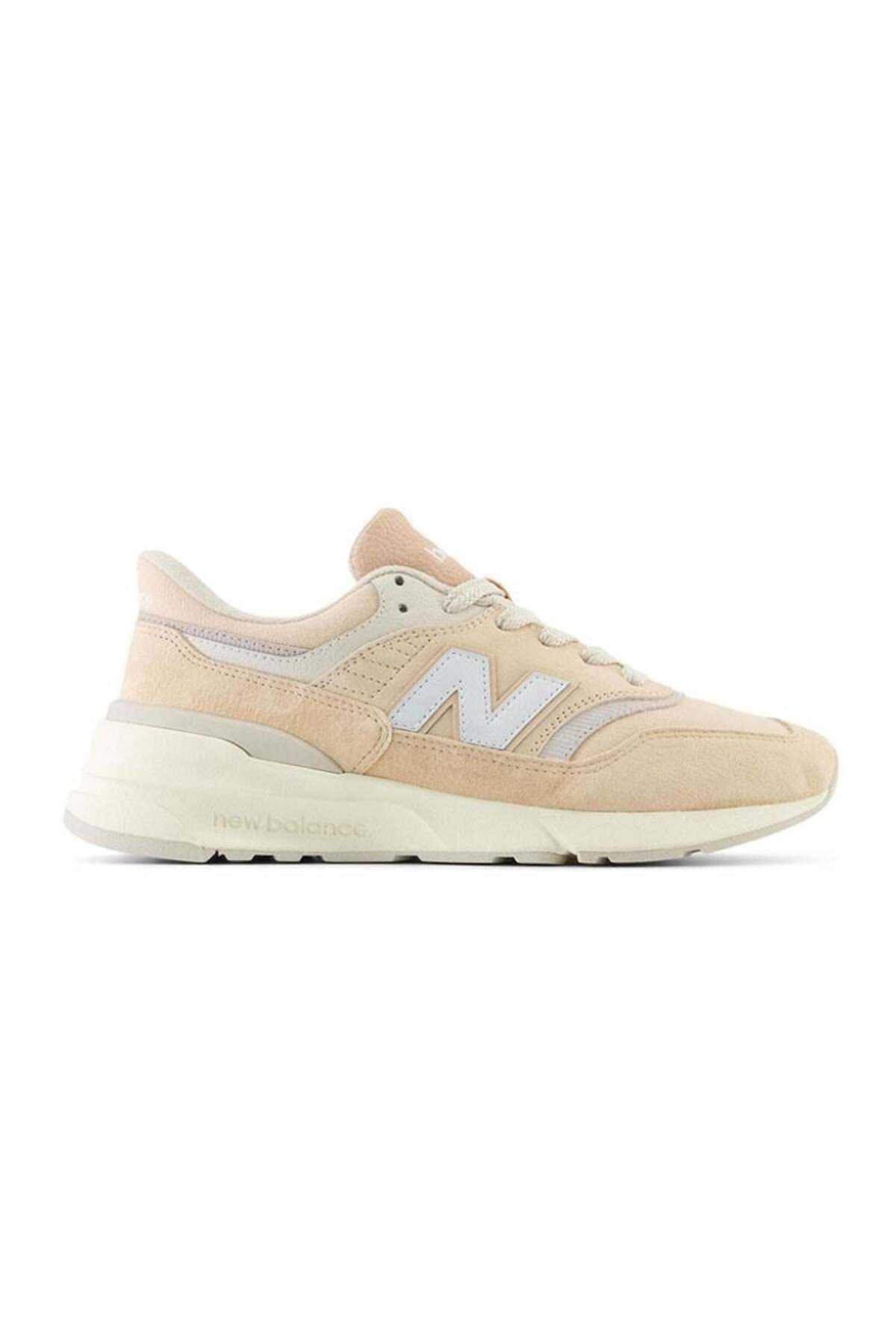 New Balance-997 Unisex Ecru Sports Shoes 1