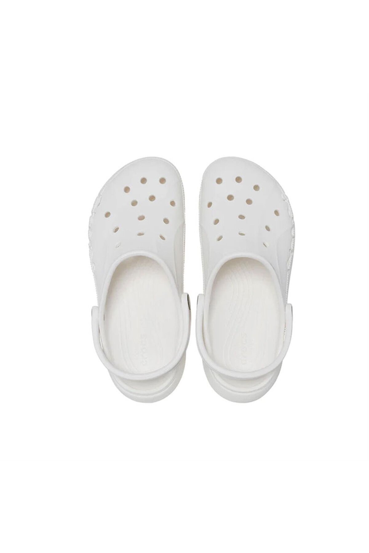Crocs-Dámské sandály Baya na platformě - 208186 -100 Bílé 2