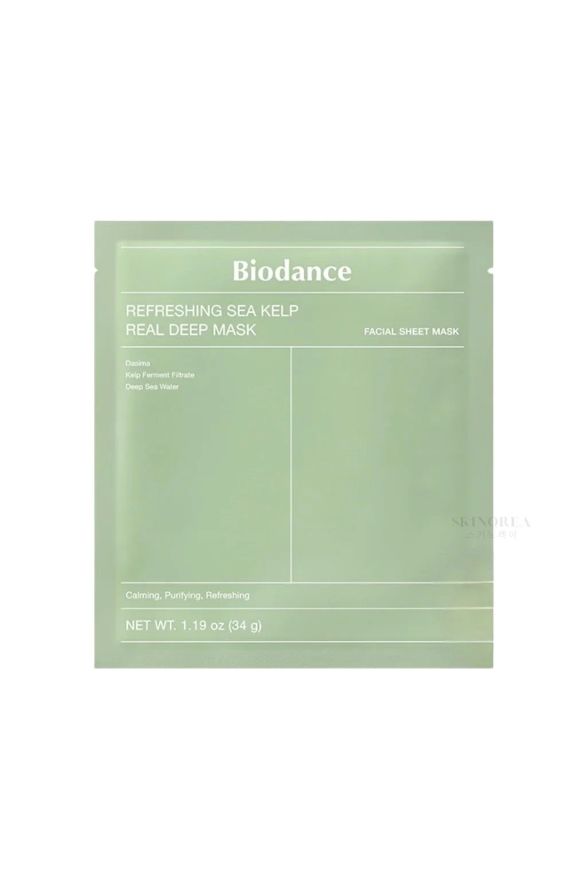 Biodance Refreshing Sea Kelp Real Deep Mask (GLOBALCARE)