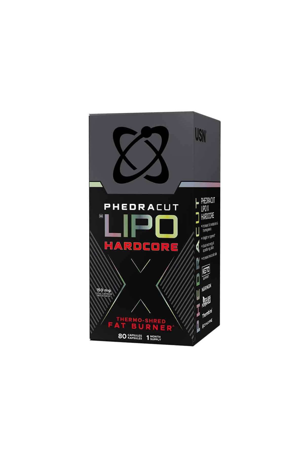 Usn PhedraCut Lipo X Thermo shred Hardcore Fat Burner - 80 Caps