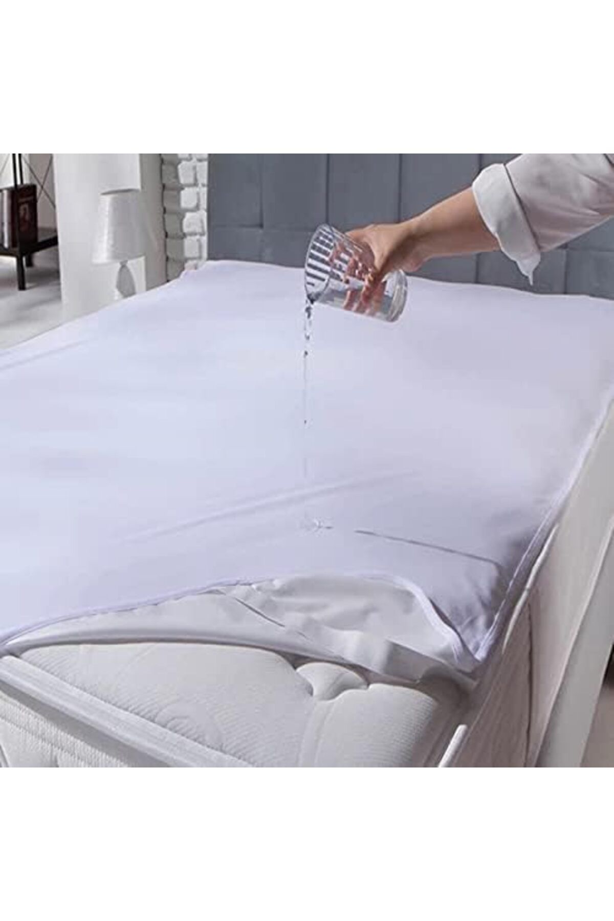 STOREMAX Su Sıvı Geçirmez Pamuklu Alez Tek ve Çift Kişilik Yatak Alezi 9 Farklı Ebat (90x190)