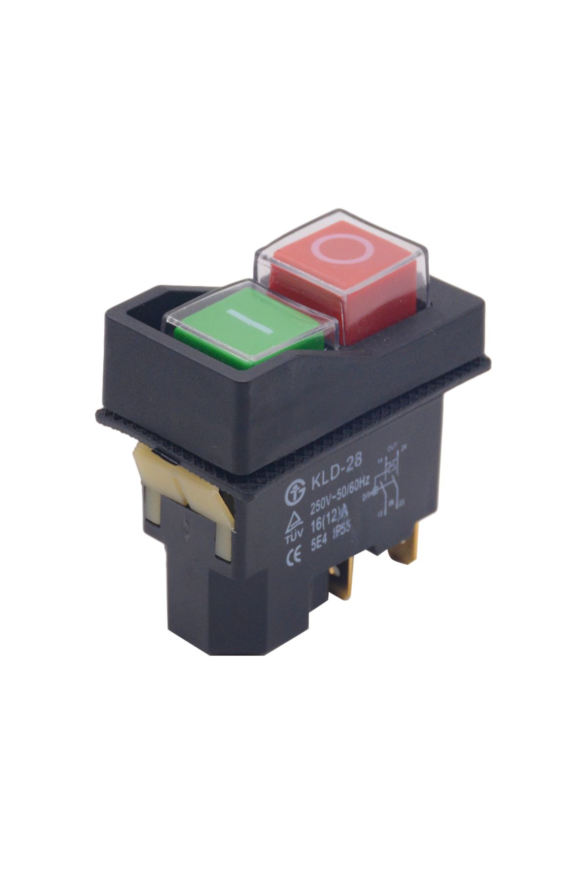 Choice-مفتاح كهرومغناطيسي بضغطة زر مقاوم للماء IP55 4 دبابيس AC250V 16A أداة تشغيل كهربائية مغناطيسية... 5