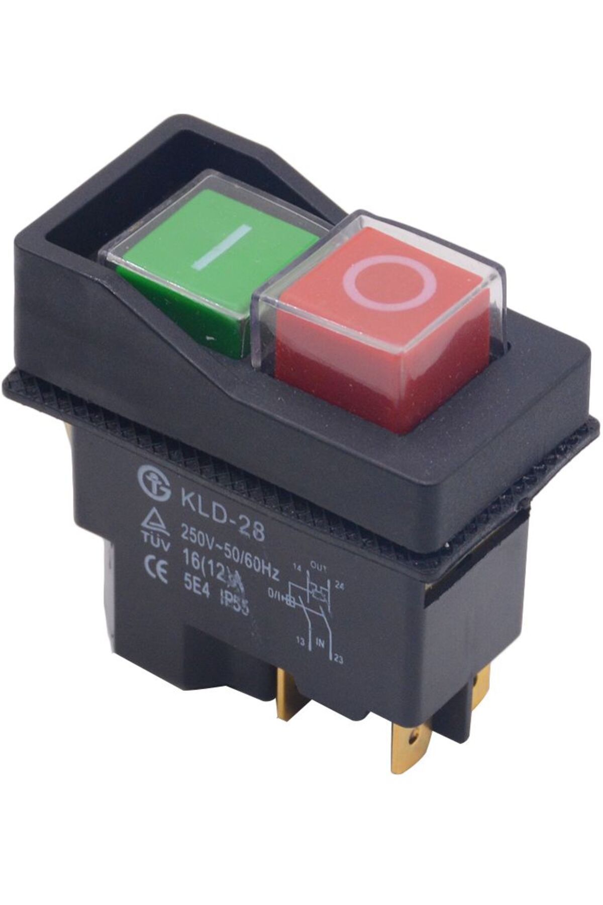 Choice-مفتاح كهرومغناطيسي بضغطة زر مقاوم للماء IP55 4 دبابيس AC250V 16A أداة تشغيل كهربائية مغناطيسية... 8