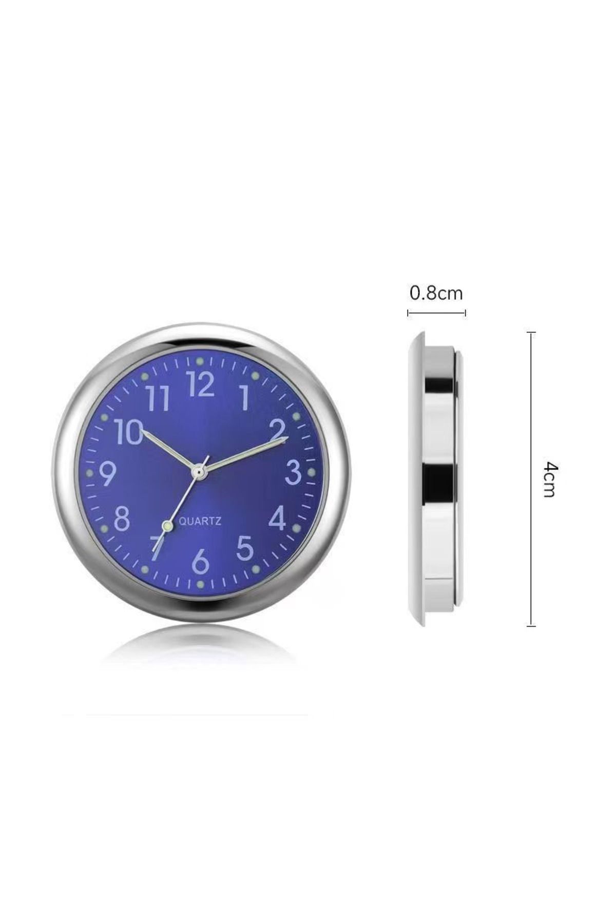 Choice-BLUE Car Clock Car Watch Wholesale Car Clock Electronic Clock Car Clock Outlet Decoration Car Watch 1