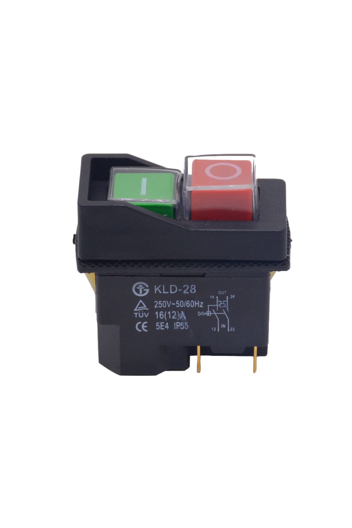 Choice-مفتاح كهرومغناطيسي بضغطة زر مقاوم للماء IP55 4 دبابيس AC250V 16A أداة تشغيل كهربائية مغناطيسية... 4