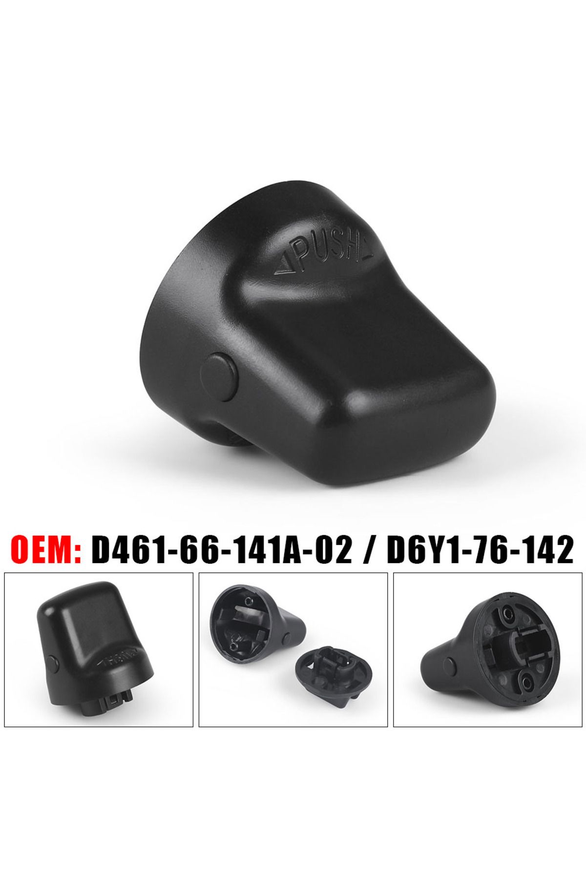 Choice-For Mitsubishi Lancer Outlander Keyless Ignition Start Switch Knob Cap & Insert D461-66-141A-02 D... 1