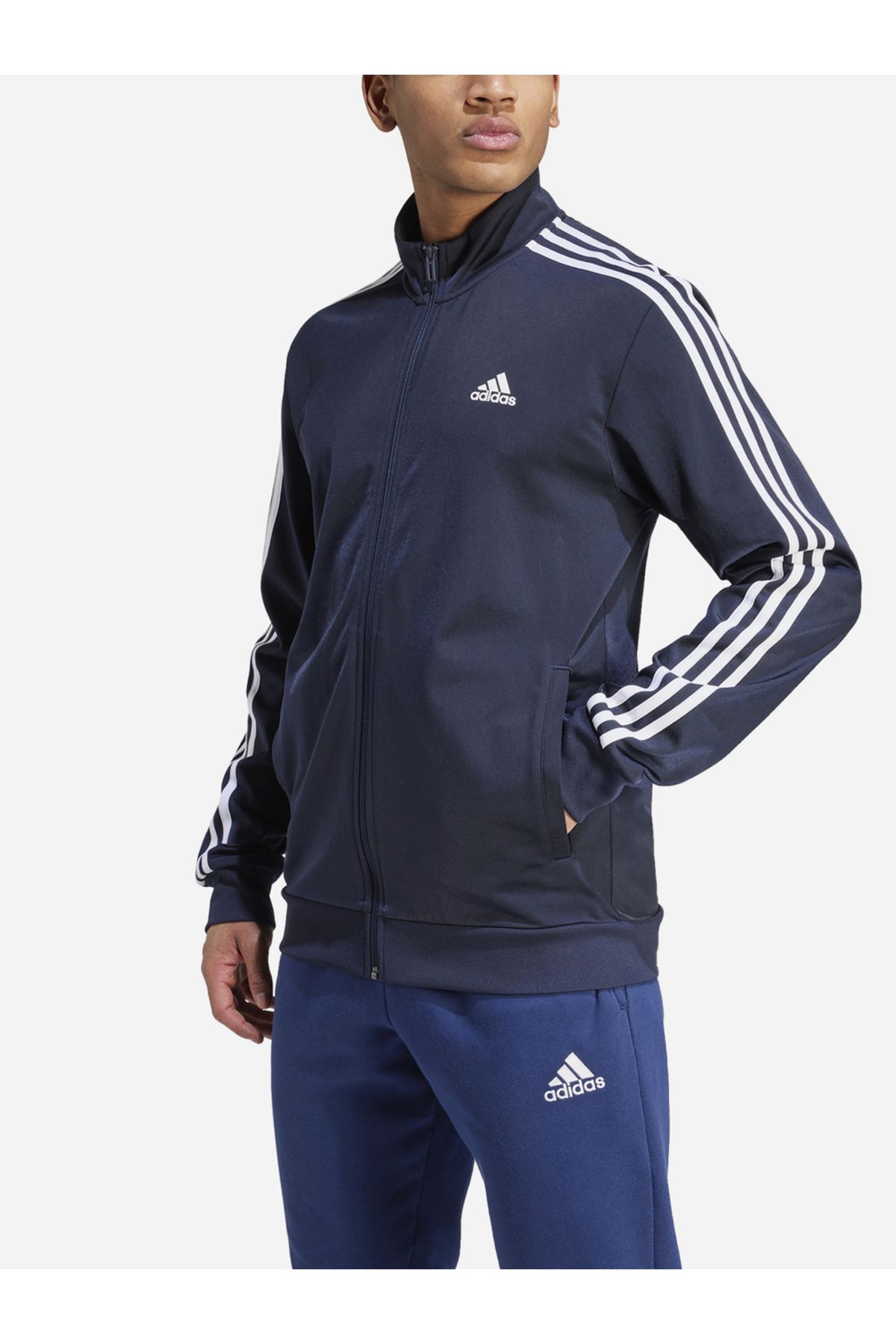 adidas-Essentials Warm-Up 3-Stripes Track Jacket 3